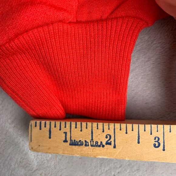 BCI CASUAL CROP CREW SWEATSHIRT TOP WOMENS/GIRLS Size XS in RED - Picture 10 of 10